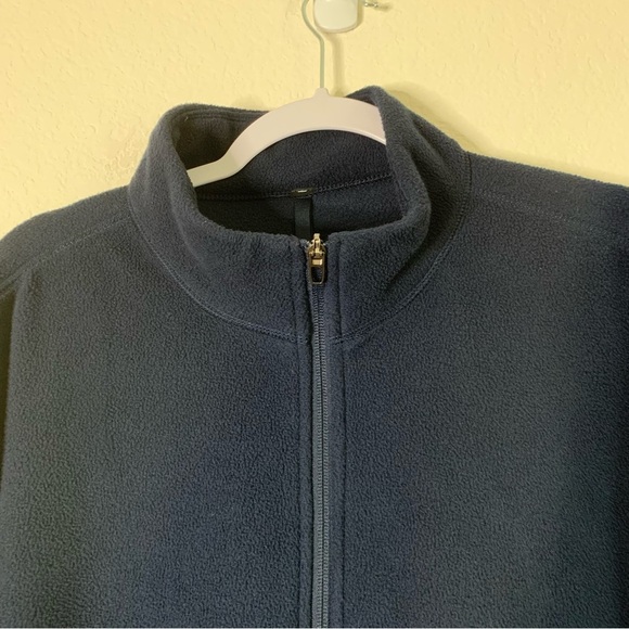 Lululemon Mens navy oversized fit fleece half zip sweater L - Picture 6 of 9
